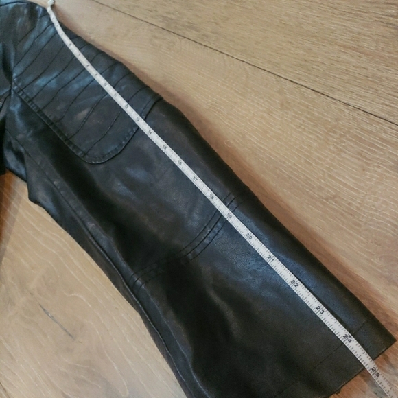 Faux Leather Pleather Motorcycle Jacket XXL - Picture 10 of 11